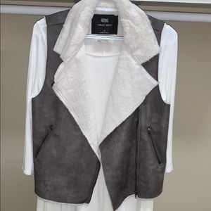 SungLight dress with Naked Zebra Vest combo